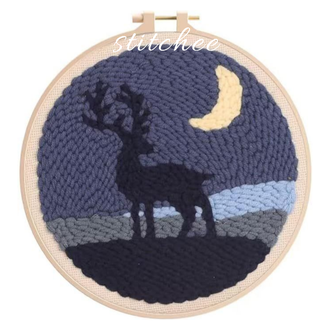 Round Stitchee™ with Punch Stitching Kit