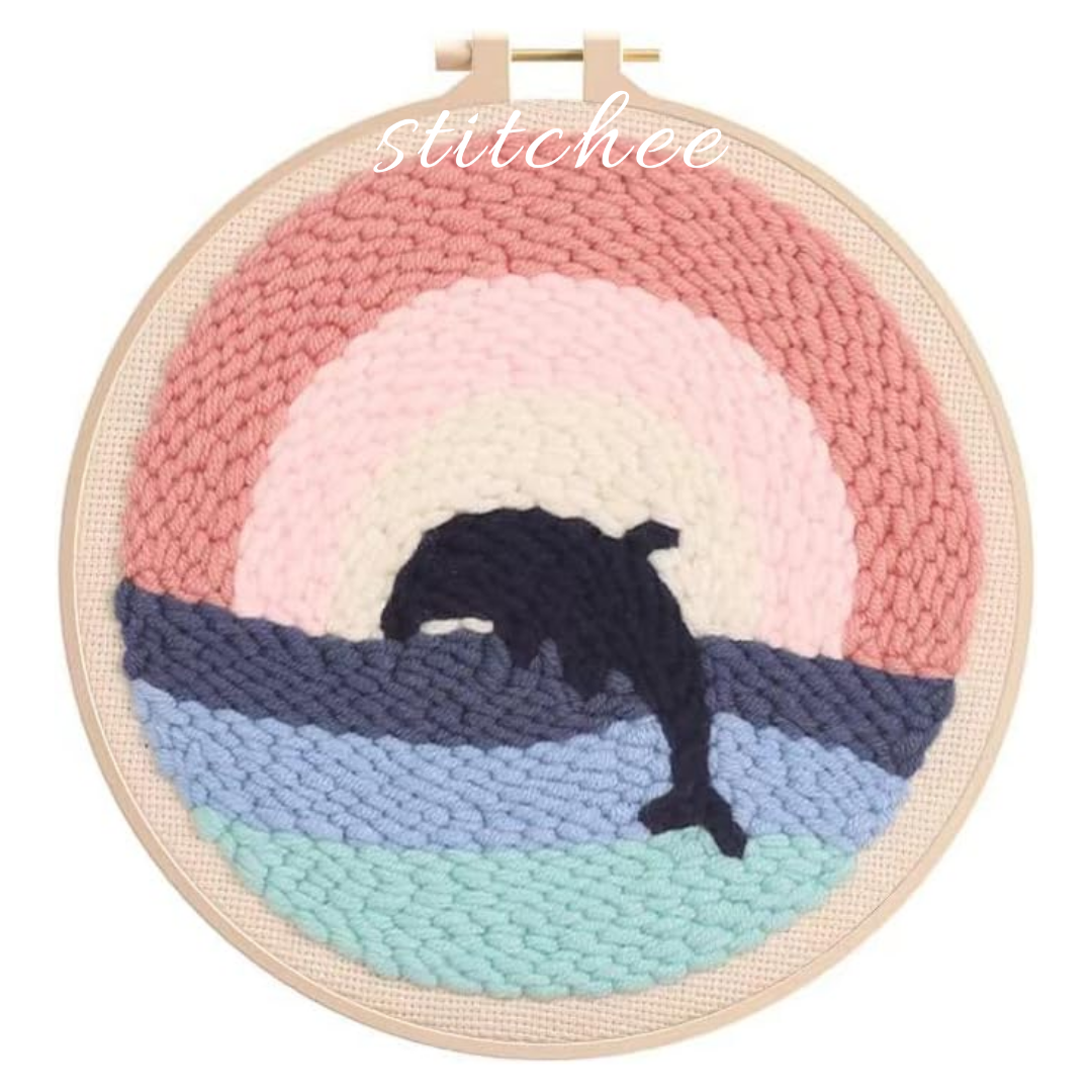 Round Stitchee™ with Punch Stitching Kit