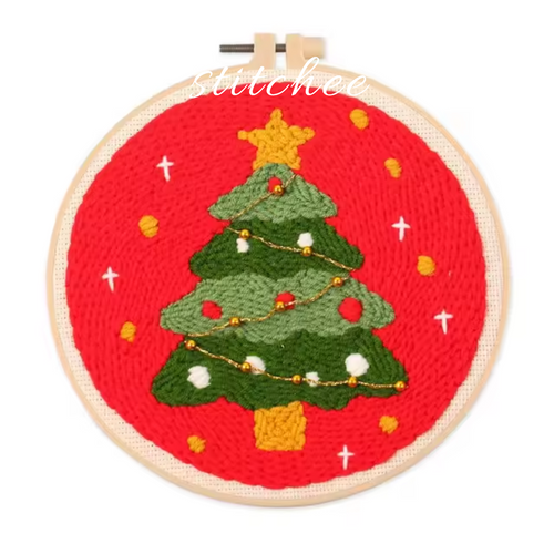 Christmas Joy Stitchee™ with Punch Stitching Kit